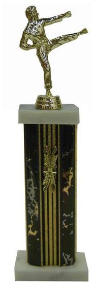 Karate Male Column Trophy