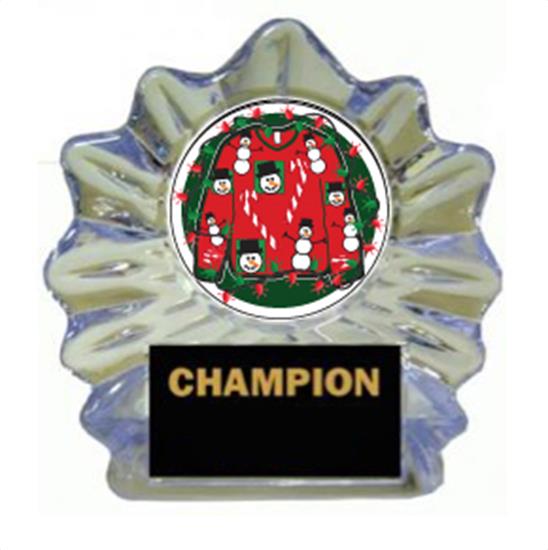 Ugly Christmas Sweater Ice Flame Award