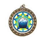 Vintage Cupcake Neck Medal