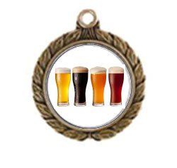 Victorious Beer Tasting Neck Medal
