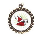 Cornhole Neck Medal