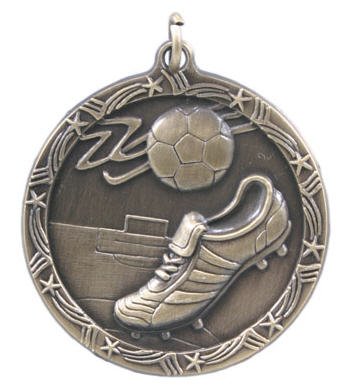 Soccer Star Medal 2 3/4 Inches