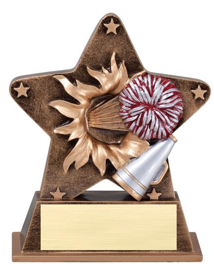 Cheerleading Starburst Stand Resin