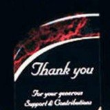 Free Standing Red Acrylic Award