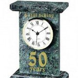Green Marble Clock