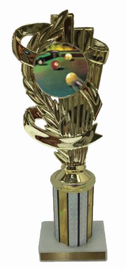Billiard 1 Column Trophy