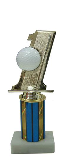 Hole In One Column Trophy