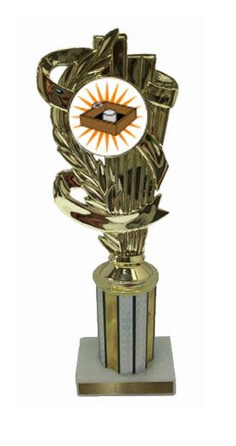 Washer Toss Column Trophy