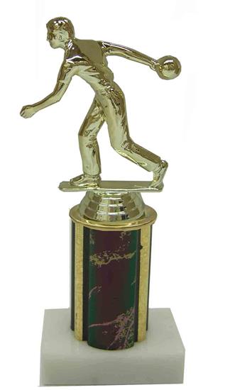 Male Bowler Column Trophy
