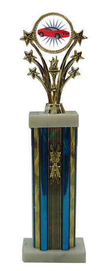 Large Star Column Car Trophies