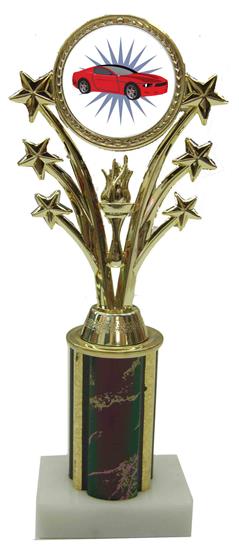 Car Star Column Trophy