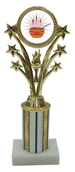 Chili Cook Off Star Column Trophy