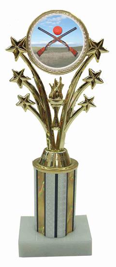 Sporting Clay Star Column Trophy