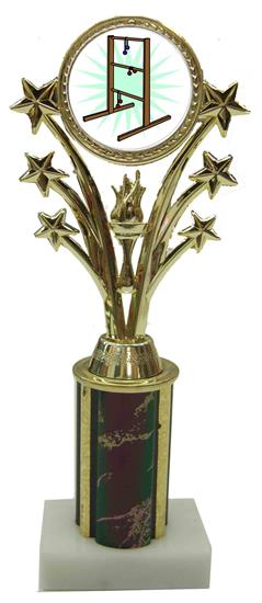 Star Ladder Golf Column Trophy