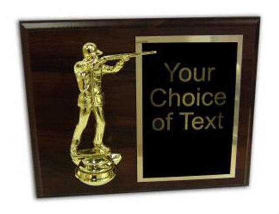 Sporting Clay Plaque - Figure