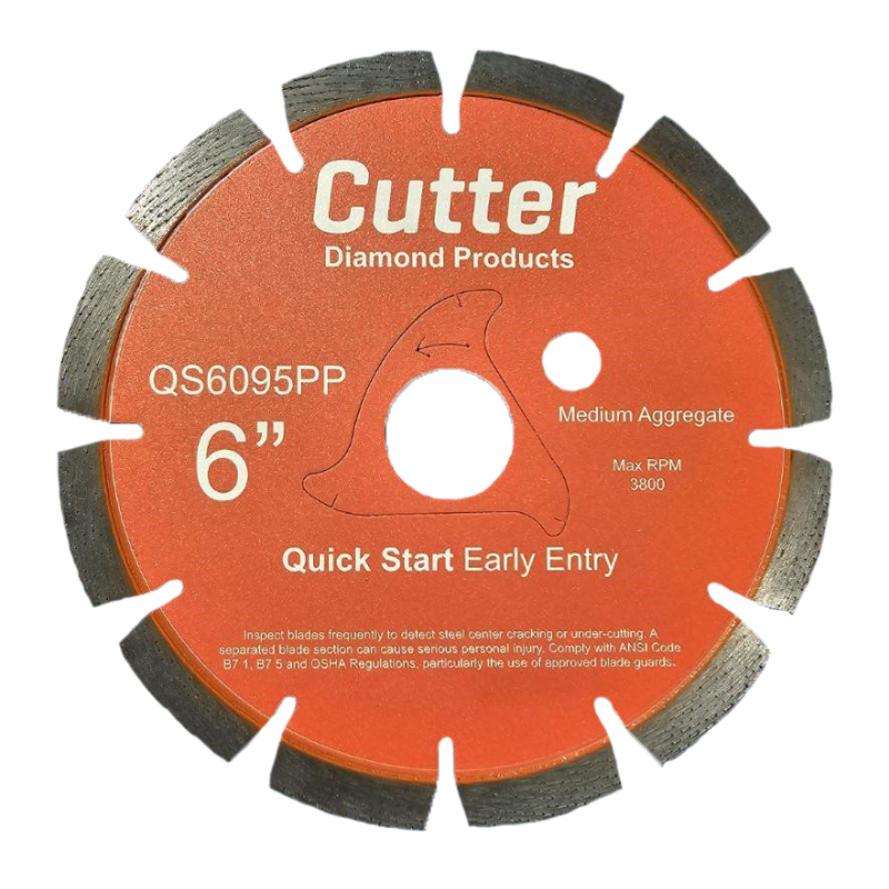 Early Entry Green Concrete Blades