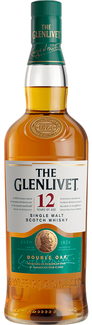 The Glenlivet 12 Year Old Single Malt Scotch Whisky 750ml