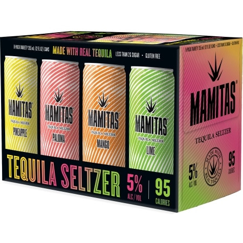 Mamita's Tequila Seltzer Variety Pack 8Pk 12oz Cans