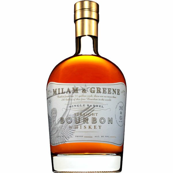 Milam & Greene Single Barrel Bourbon Whiskey 750ml