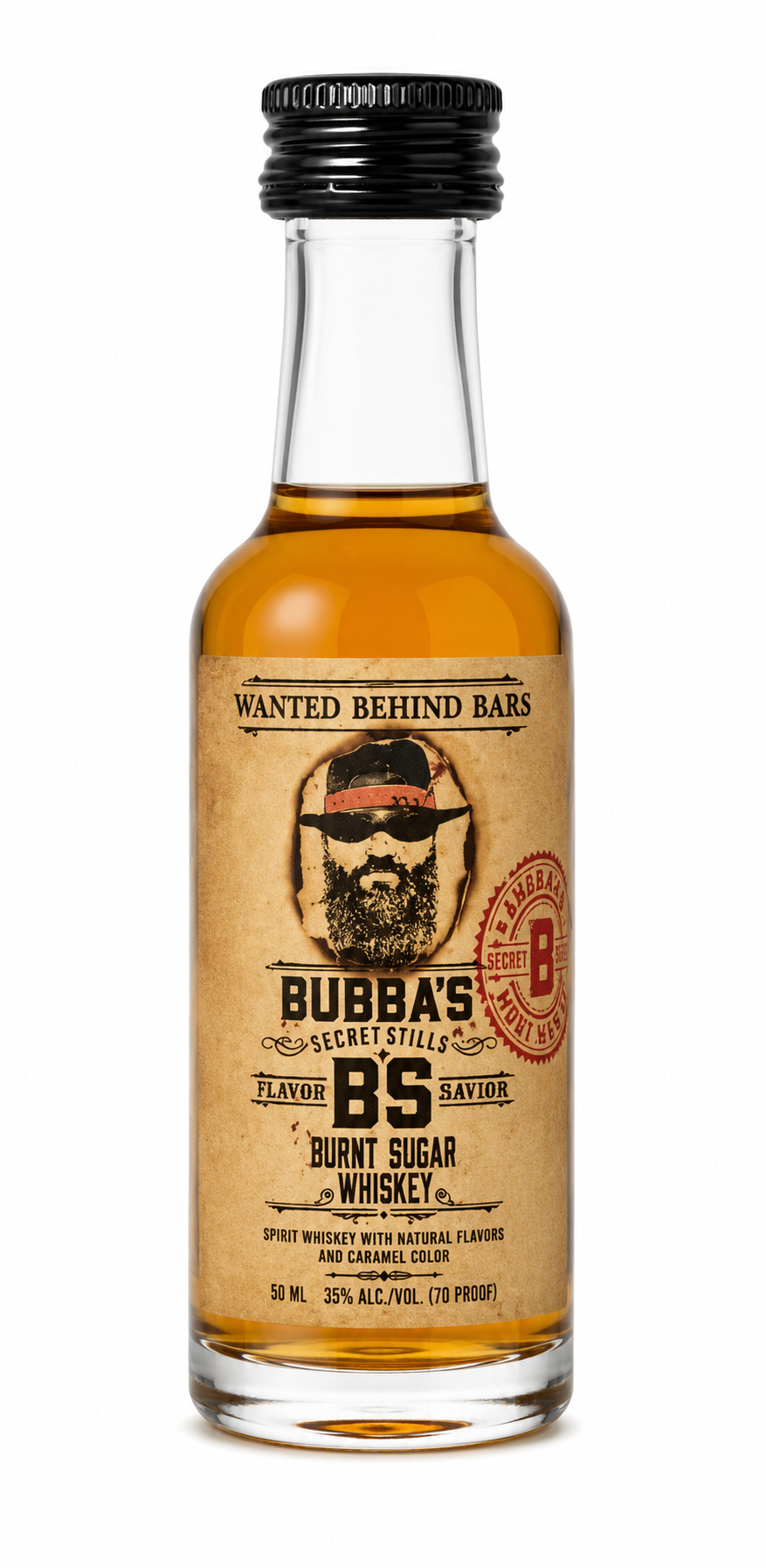 Bubba's Secret Stills Burnt Sugar Whiskey 50ml