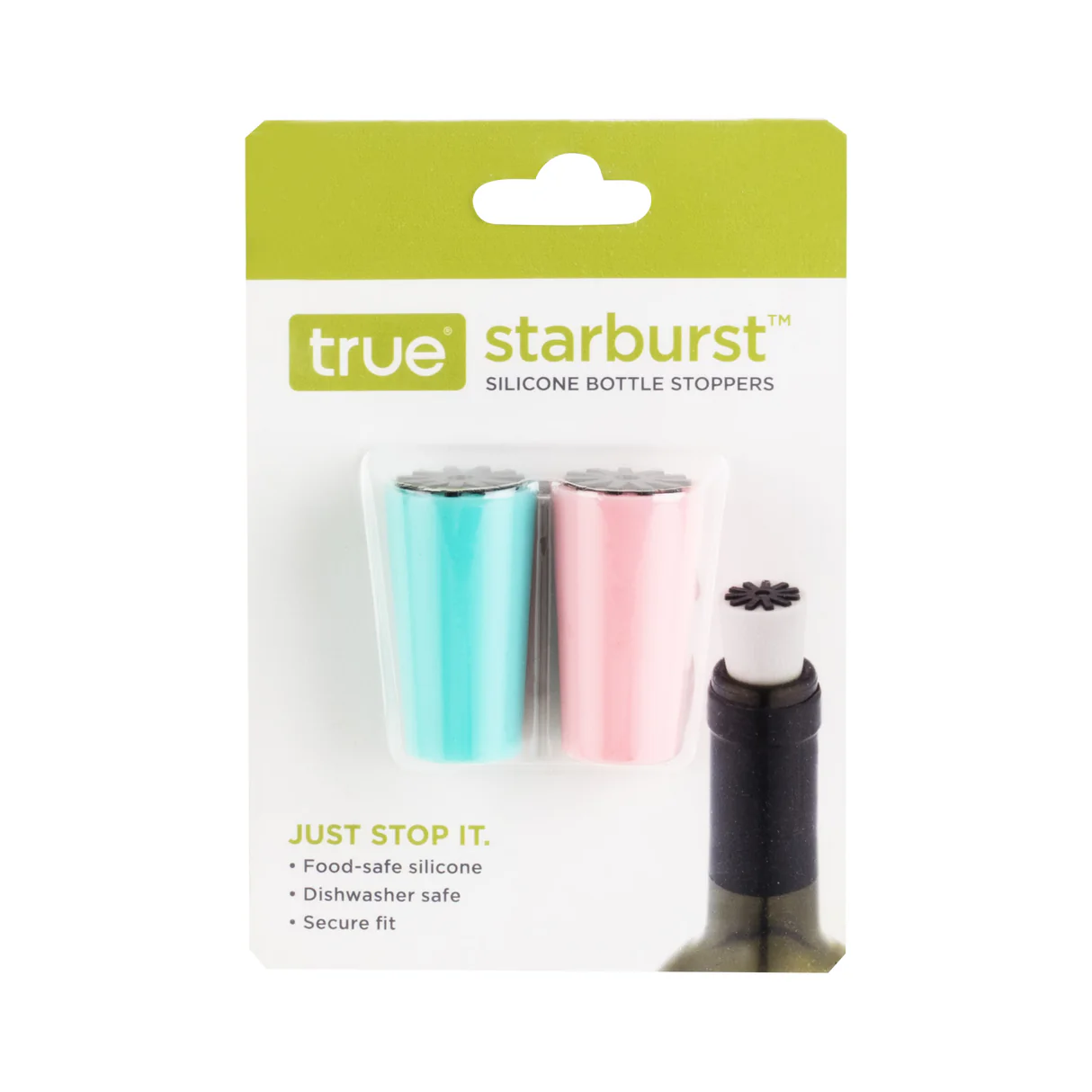 Starburst Wine Bottle Stoppers 2-Pack