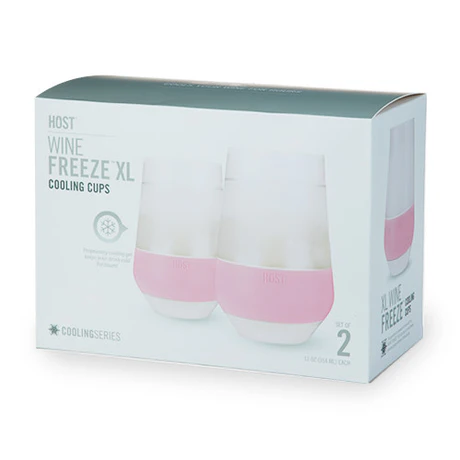 Freeze XL Wine Cups, 2-Pack - Blush