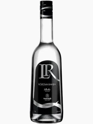Tikves Lozova Rakija Brandy 100 Proof 1 L