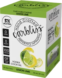 CARBLISS LEMON-LIME 4PK-12OZ