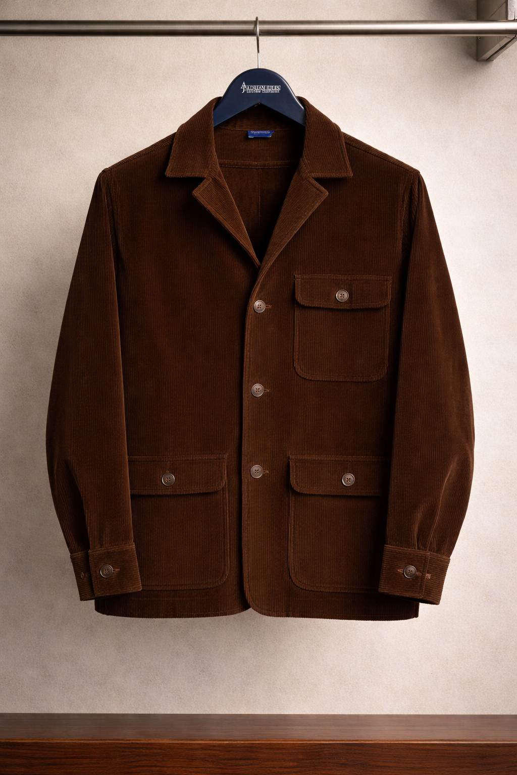 Chocolate Corduroy Shacket