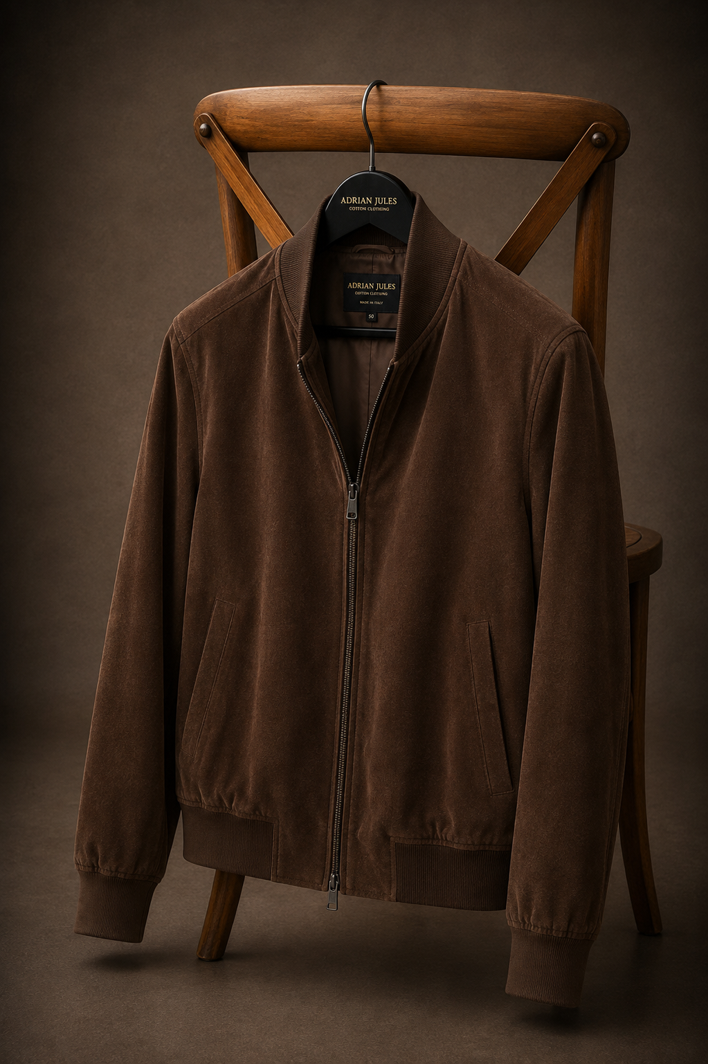 The Suede Moro Bomber Jacket
