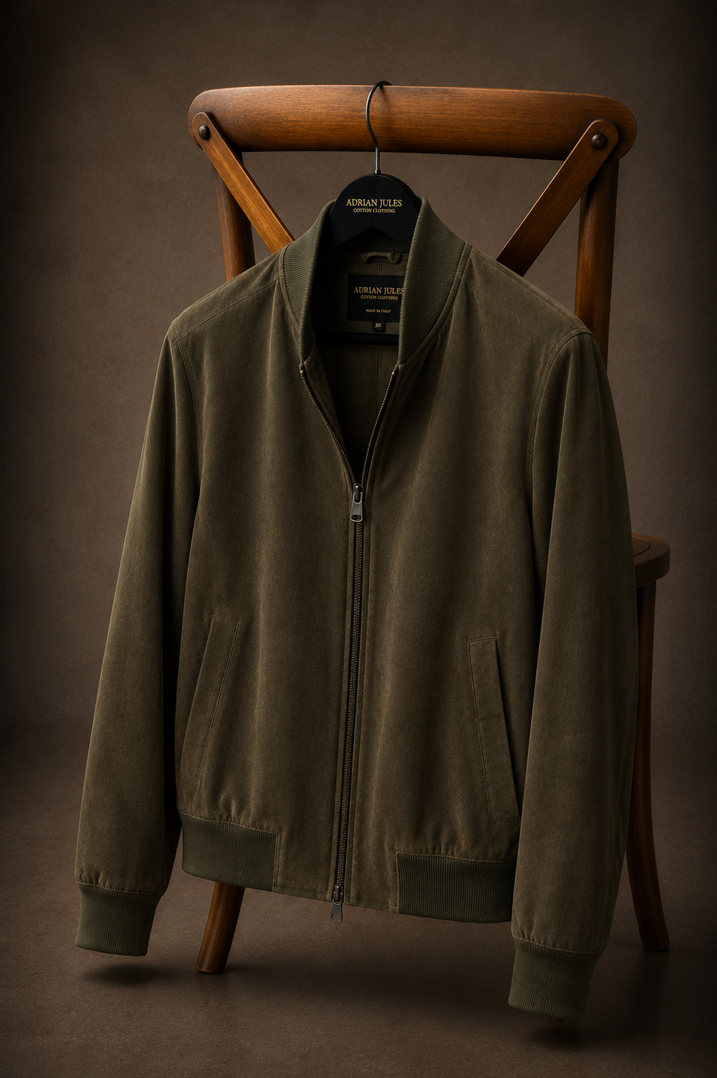 The Suede Safari Bomber Jacket
