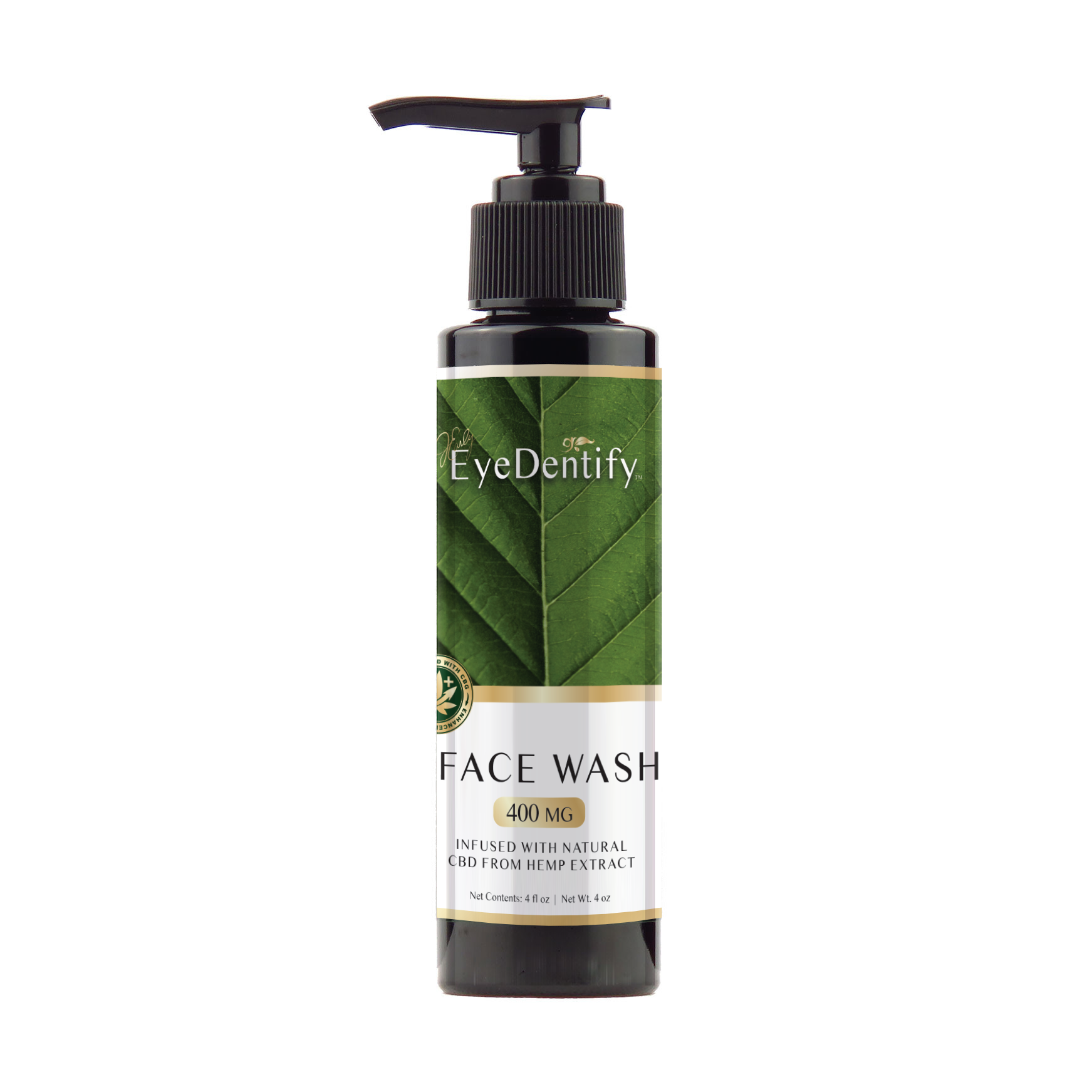 EyeDentify™ by J Early 400mg Natural Hemp Infused Face Wash | 400 mg