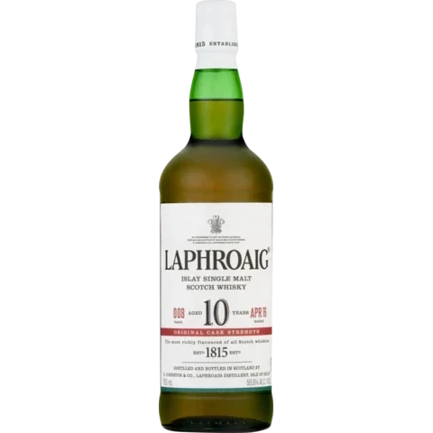 Laphroaig 10 Year Old Islay Single Malt Scotch Whisky 750ml