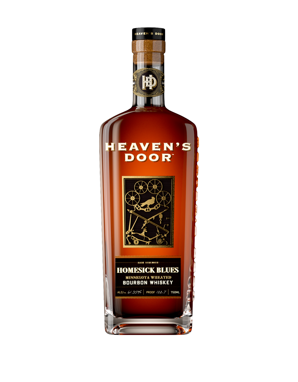 Heaven's Door Straight Bourbon Whiskey 750ml