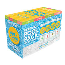 High Noon Pool Pack Vodka Soda Variety 8 Pack 355ml Cans