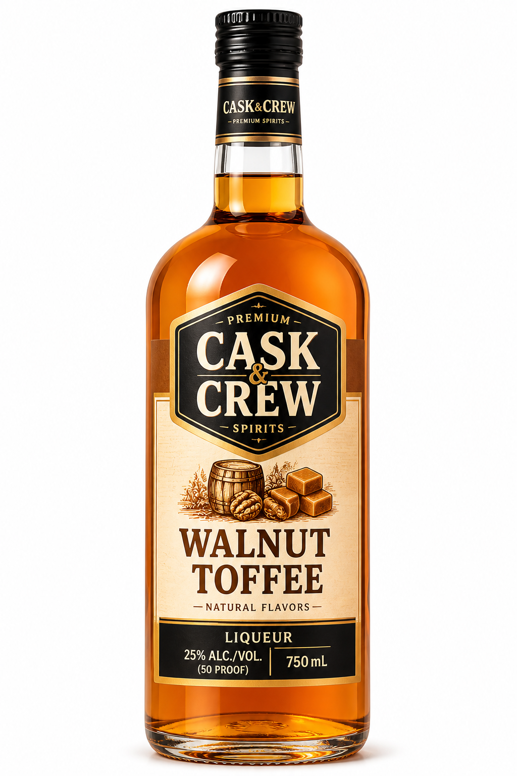 Cask & Crew Walnut Toffee Whiskey 750ml