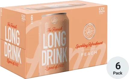 Long Drink Peach 6Pk