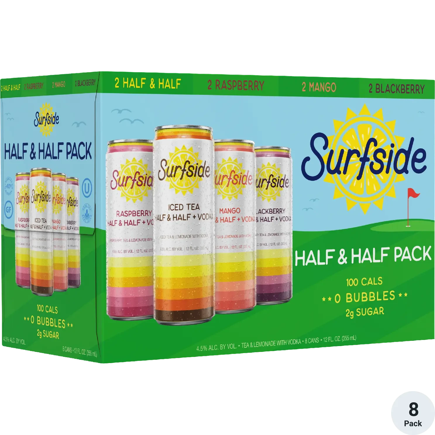 Surfside Half & Half Mix 8Pk