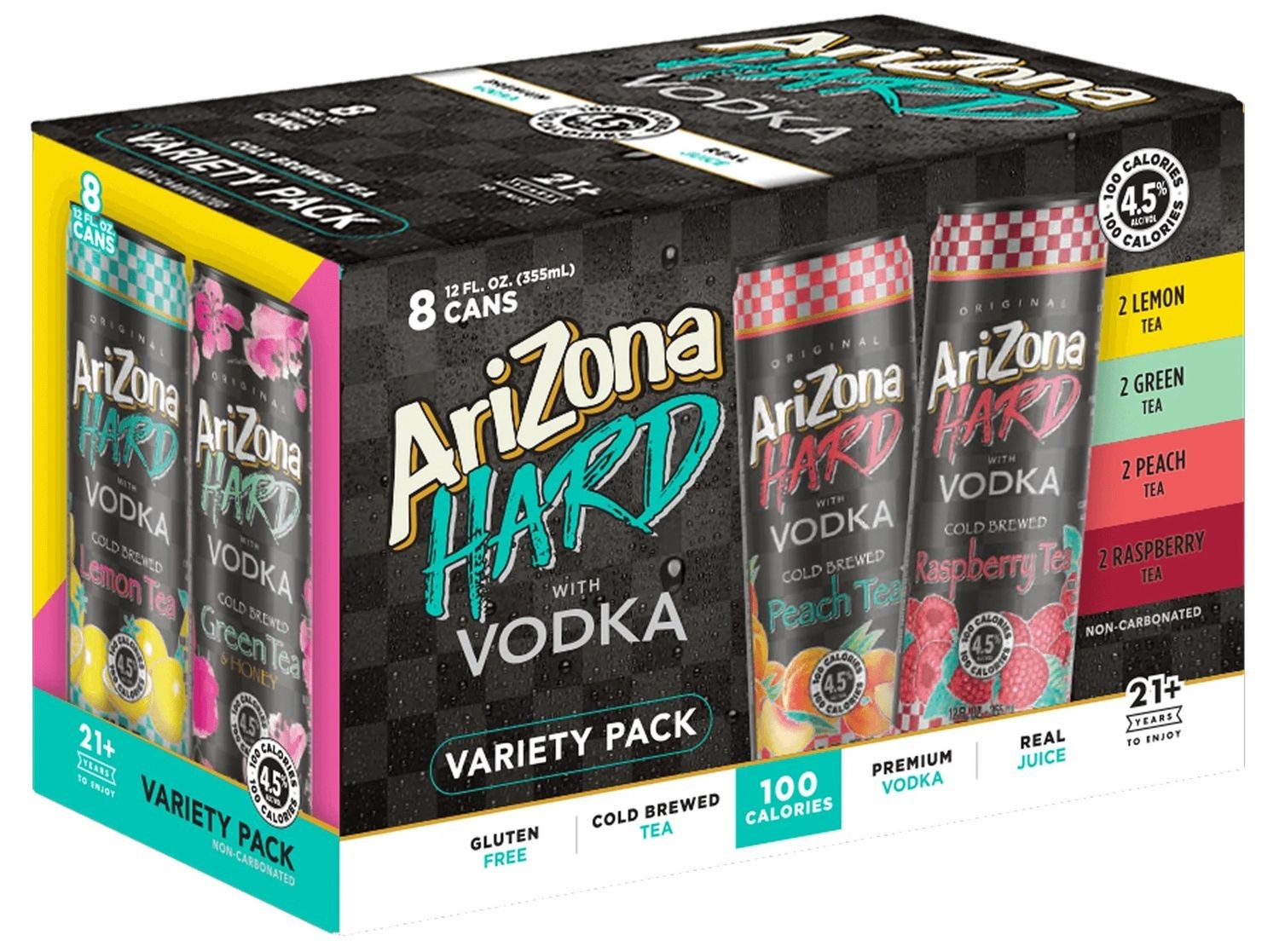 Arizona Hard Tea 8Pk 12oz Cans