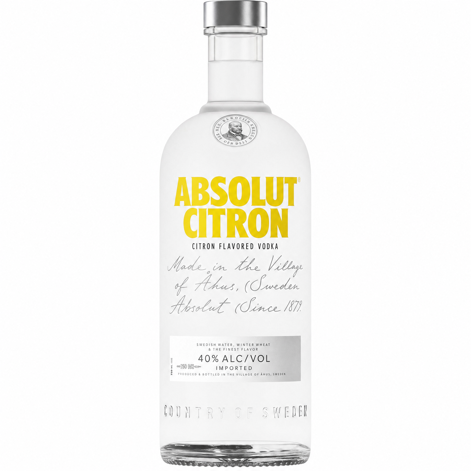Absolut Citron Flavored Vodka 750ml