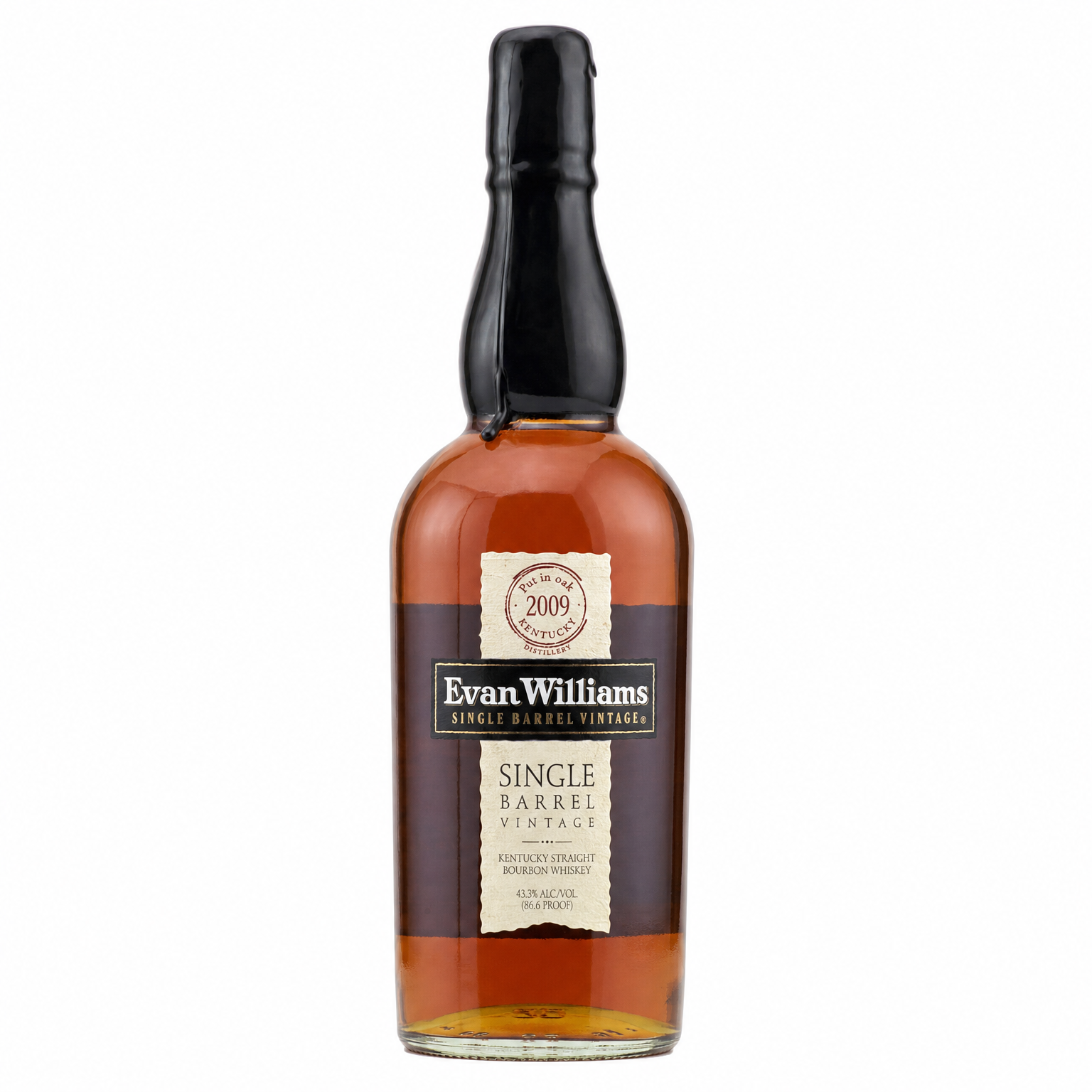 Evan Williams Single Barrel Vintage Kentucky Straight Bourbon Whiskey 750ml
