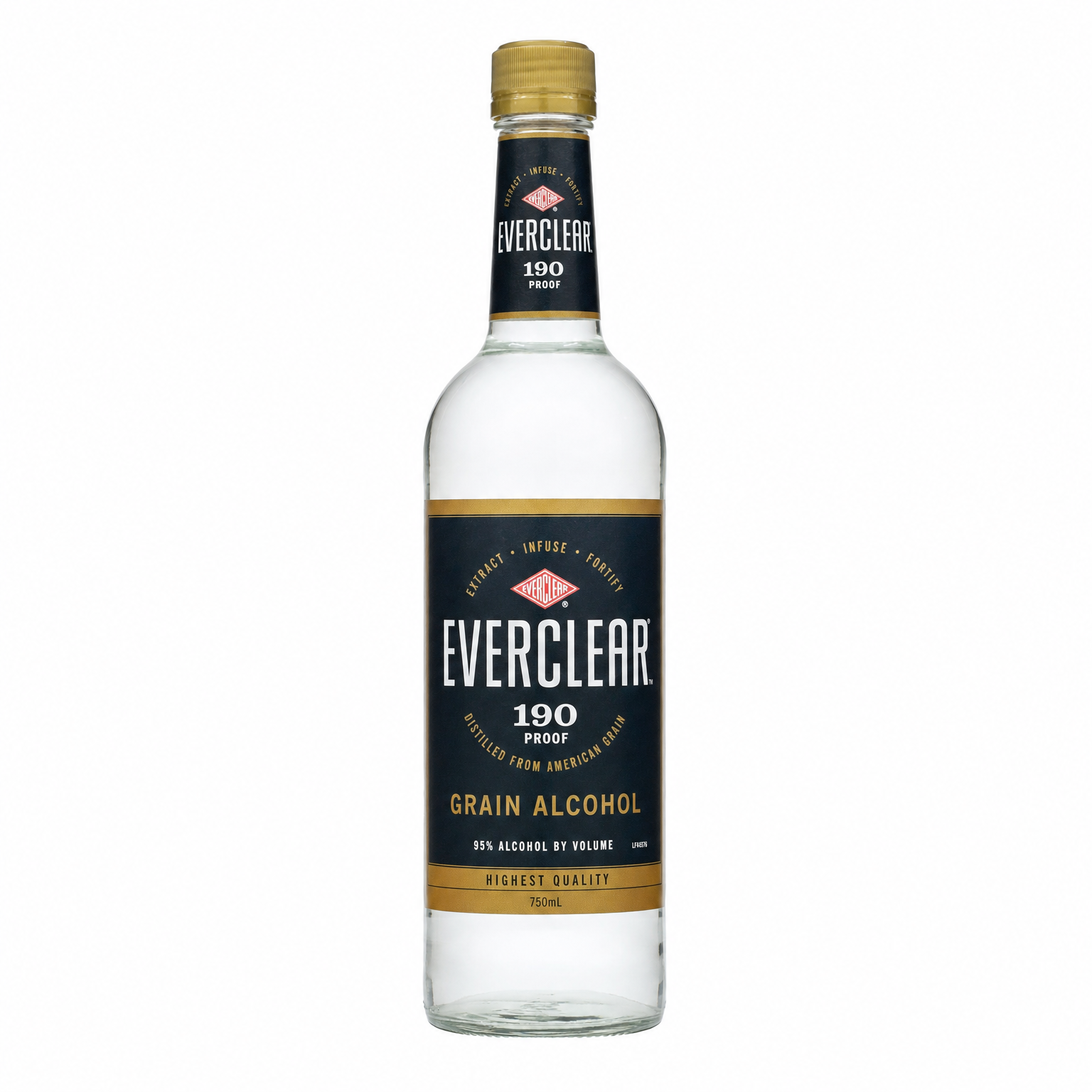 Everclear Grain Alcohol 190 Proof 750ml