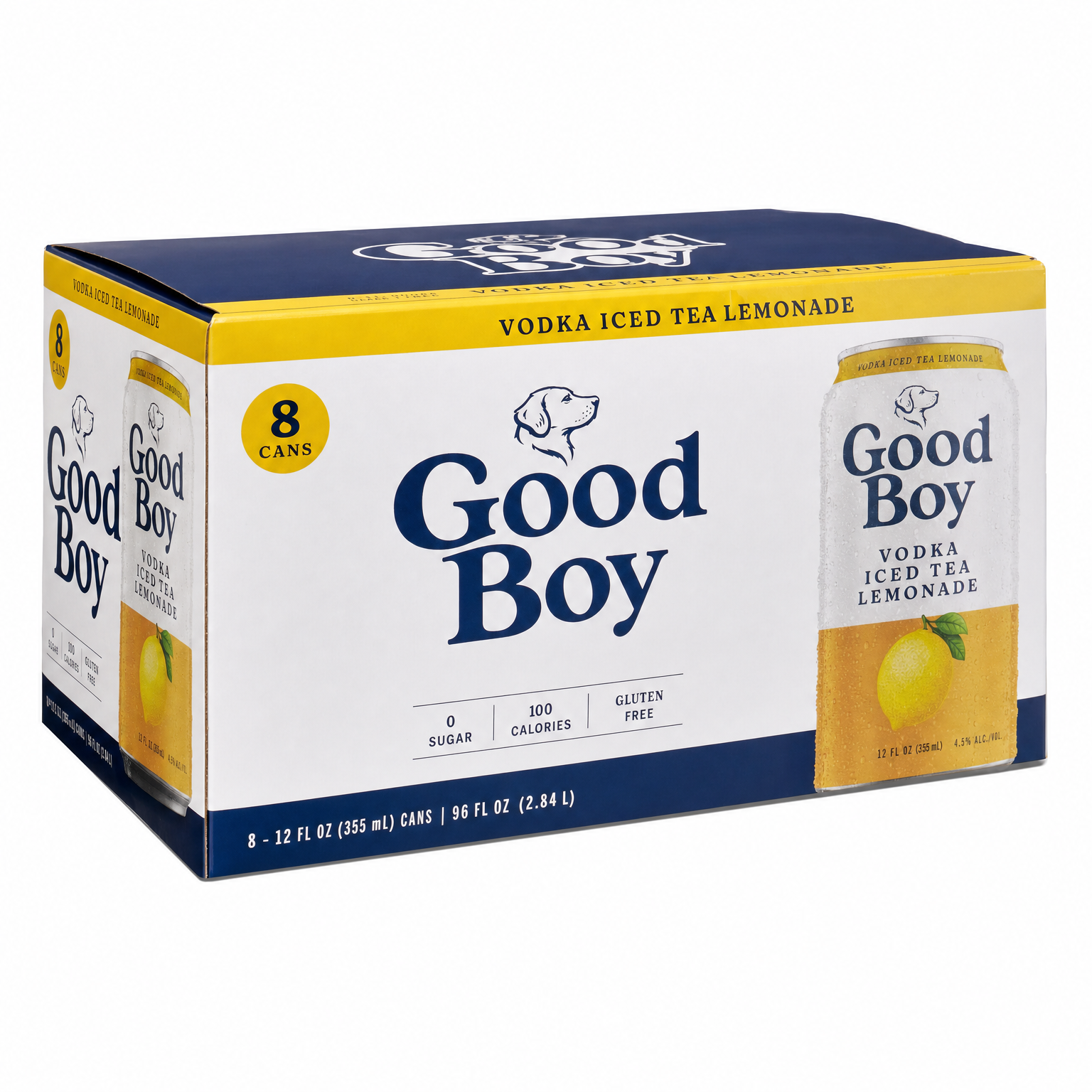 Good Boy Iced Tea Lemonade 8 Pack 12oz Cans