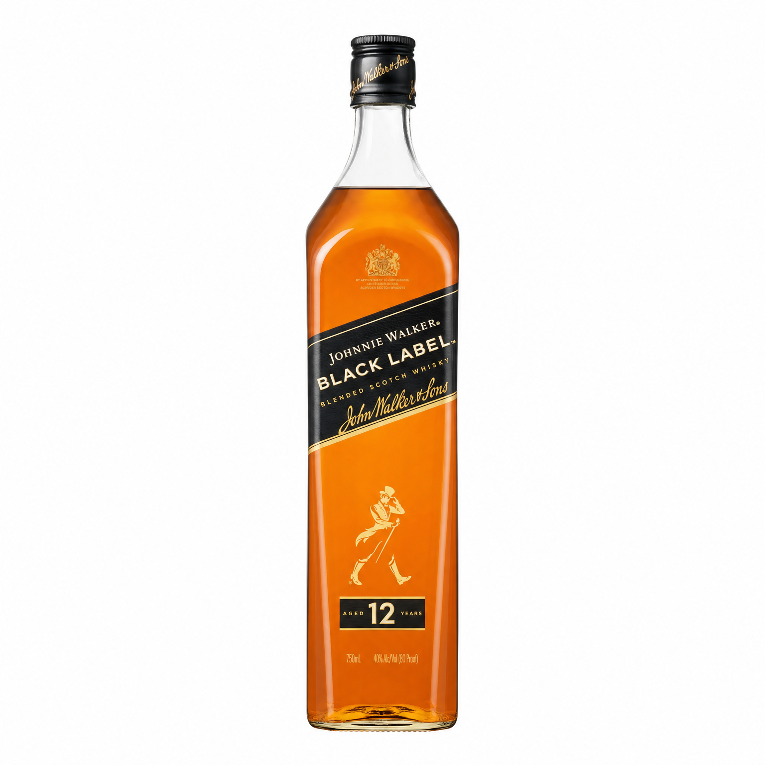 Johnnie Walker Black Label Blended Scotch Whisky 750ml