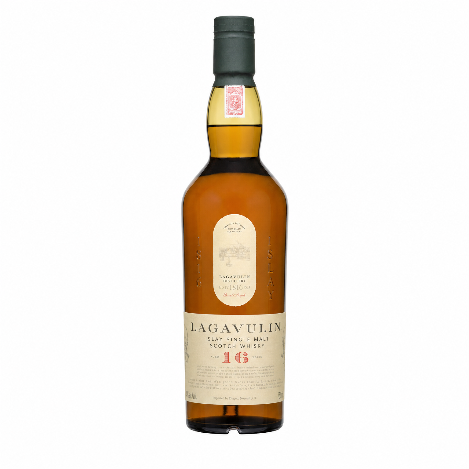 Lagavulin 16 Year Old Islay Single Malt Scotch Whisky 750ml