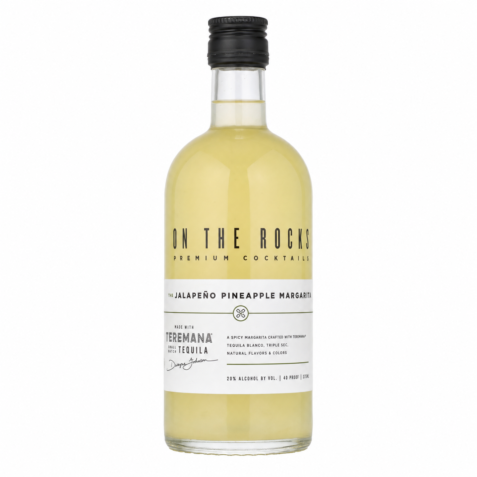 On The Rocks The Jalapeño Pineapple Margarita 375ml
