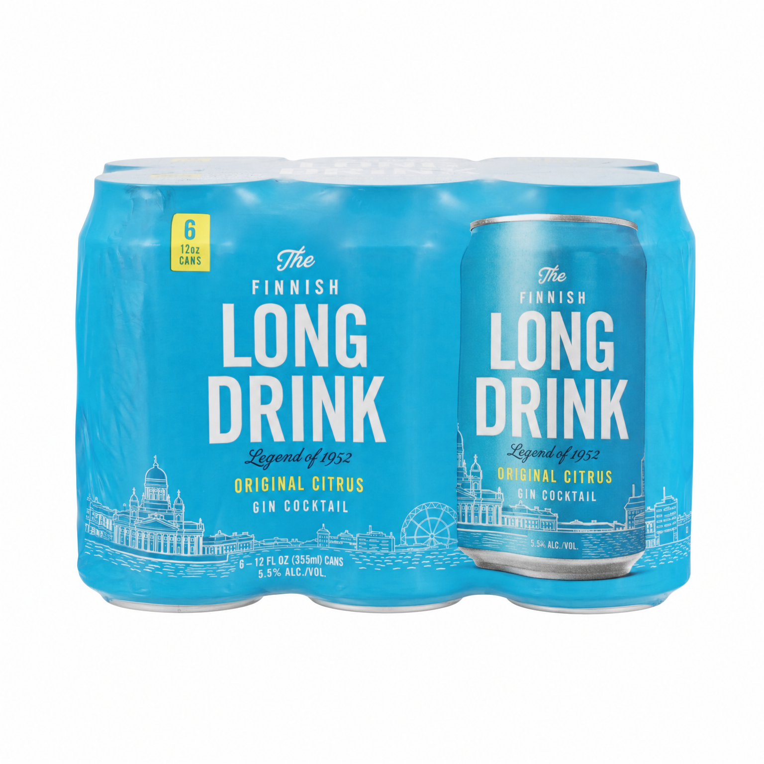 The Finnish Long Drink Original Citrus 6Pk 12oz Cans