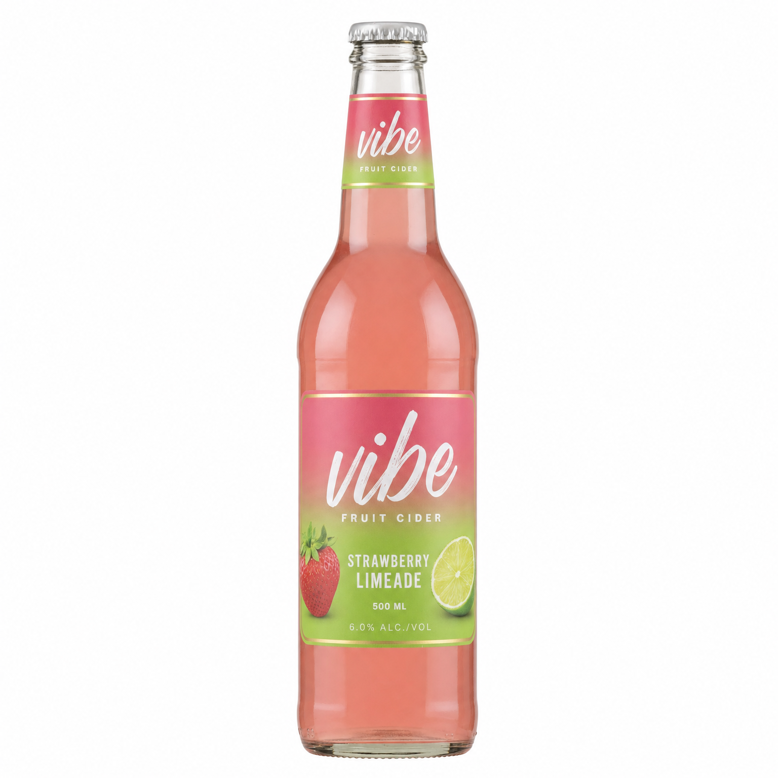 Vibe Strawberry Limeade 500ml