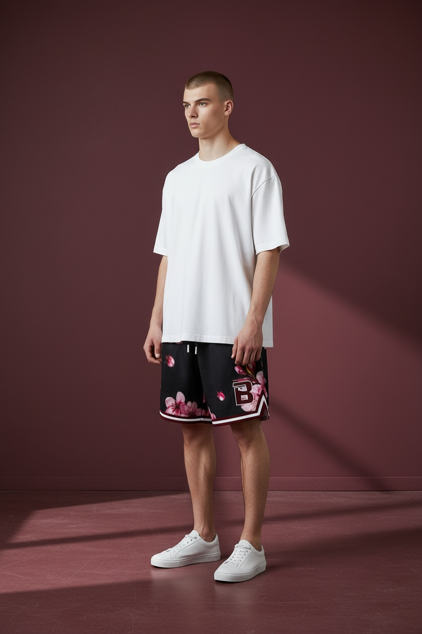 Cherry Blossom Swim Trunk