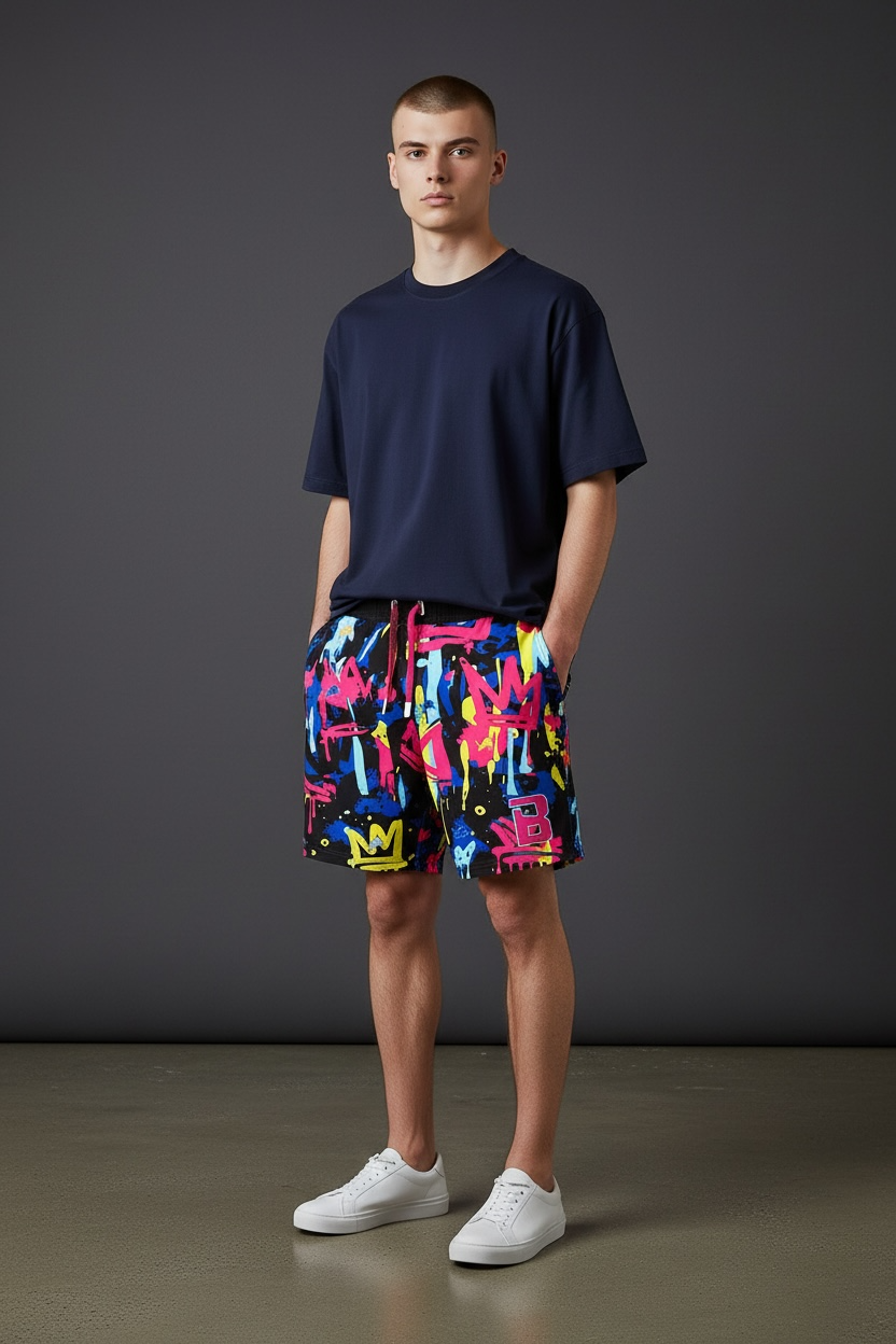 Graffiti Swim Trunks 